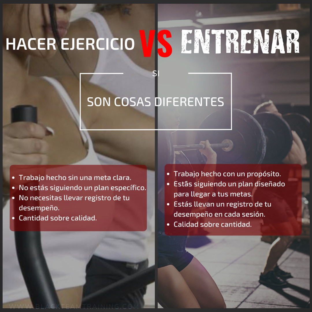 Working Out VS Training